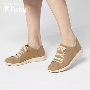 休闲运动软底轻便舒适妈妈鞋 踩跟单鞋 春款 子女新款 Pansy日本鞋