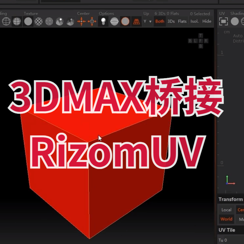 本 3DMAX桥接RizomUV插件max2014 2023英文 汉化版 马良中国网
