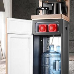 茶吧机下置水桶 立式 饮水机家用智能遥控冷热全自动上水吧台式