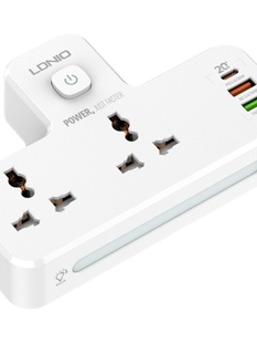 插头面板多孔无线转换器 多功能插板USB插座英标港版 LDNIO英规港式
