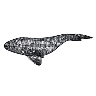 饰品摆件定制 金属不锈钢镂空海豚鲸鱼海洋动物铁艺雕塑艺术装