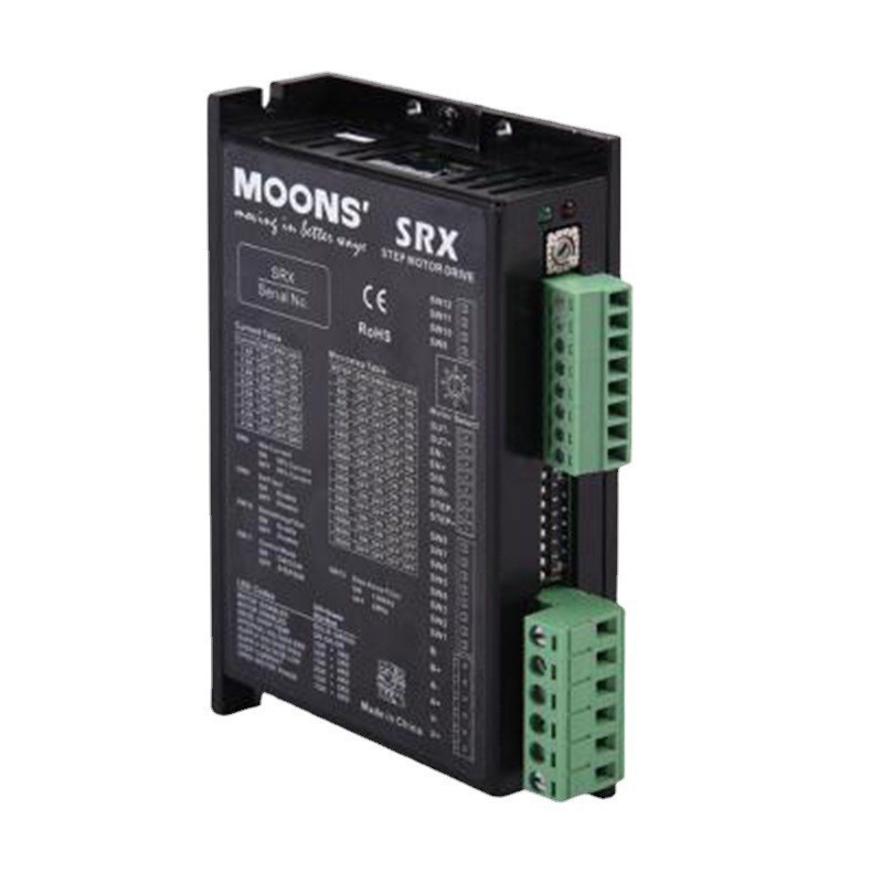 脉冲型驱动器 MOONS鸣志SRX02S高速大力矩输出低噪音低振动数字式