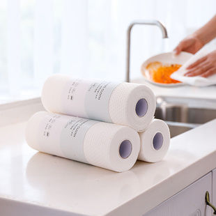 厨房抹布一次性懒人麻布可水洗纸巾洗碗布干湿两用加厚家用清洁巾