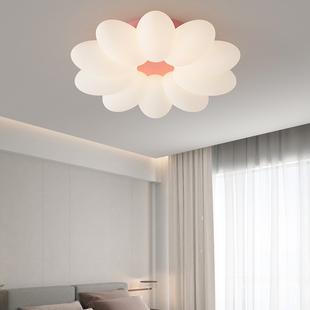 花朵儿童房间吸顶灯具 卧室灯温馨浪漫少女房间灯现代简约创意个性