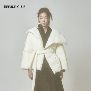 宽松面包90绒羽绒服外套 REFUSE CLUB 秋冬女装 设计师品牌