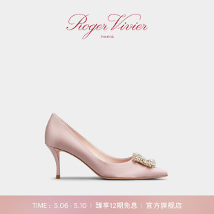 RV女鞋 Roger Flower Vivier Strass单鞋 2024春夏新款