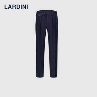 lardini意大利进口山羊绒羊毛商务西裤 男铅笔条纹职业正装 子 长裤