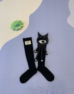 集合了袜子 原创手工系列 小众鬼马搞怪暗黑JK小腿袜女袜 设计师款