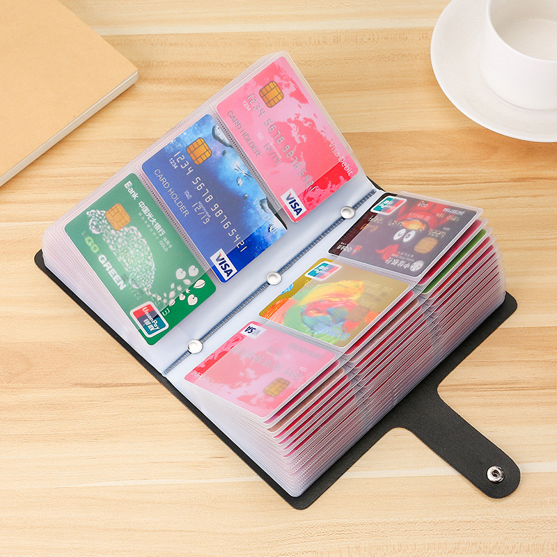 商务大容量多卡位名片包防盗刷防消磁卡片包收纳 卡包男女式 放卡