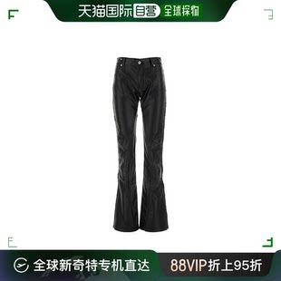 synthetic 香港直邮Y 108PA001F444 黑色皮革裤 PROJECT 子 女士