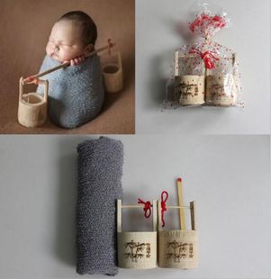 新儿童摄影服新生儿婴儿拍照道具宝宝照相DIY创意小和尚拍摄道具