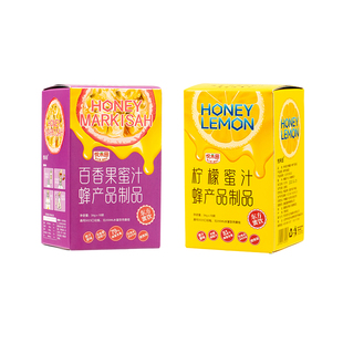 悦禾田蜂蜜柠檬水蜜分离式 0脂0蔗糖网红便携装 10袋 置扭盖瓶盖36g