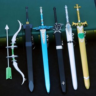 逐暗者合金武器模型金属摆件 金木樨 刀剑神域桐人阐释者大剑黑剑
