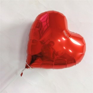 爱心铝膜铝箔广告气球定制印字定做logo印刷心形订做宣传布置汽球