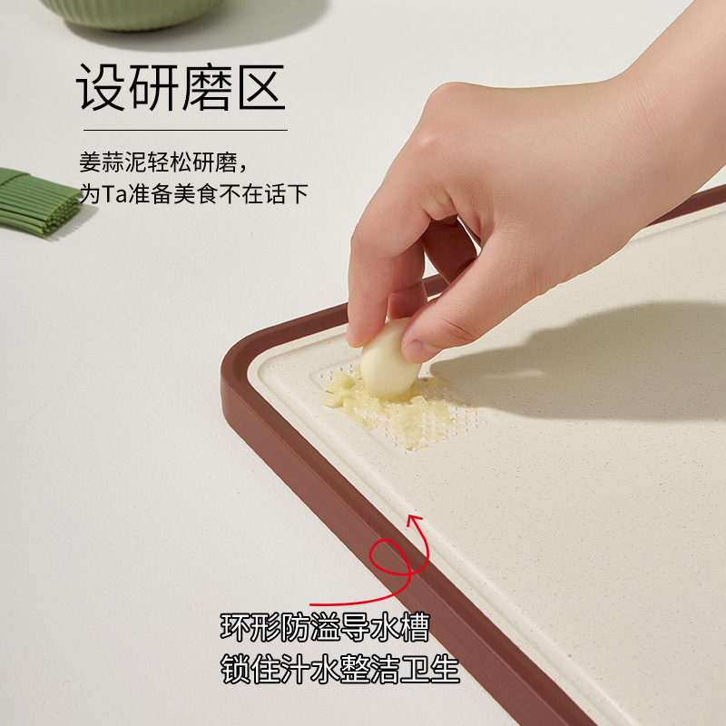 厨房菜砧案板不锈钢板板分类塑料家L用面板粘板双面切菜板