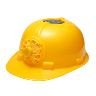 推荐 太阳能风扇帽子透气成人夏季 建筑工地安全帽防晒遮阳带风扇