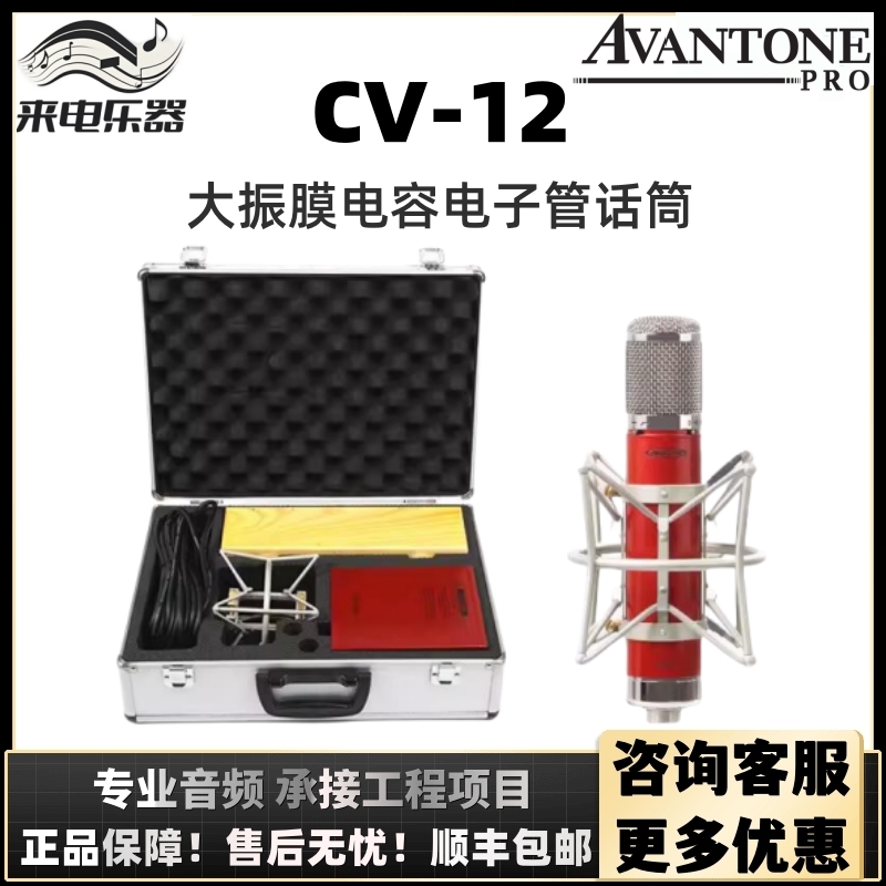 Avantone 专业大振膜电子管话筒 麦克风直播录音话筒