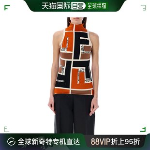 女士 香港直邮潮奢 FZXB84ARV2 Fendi 拼图上衣 芬迪