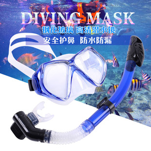 成人潜水镜装 备套装 呼吸管儿童面罩游泳眼镜 浮潜三宝防水全半干式