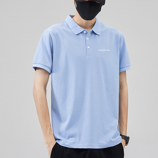 T恤polo领衬衫 Yishion以纯旗舰店正品 T恤POLO衫 男士 夏季 半袖 短袖