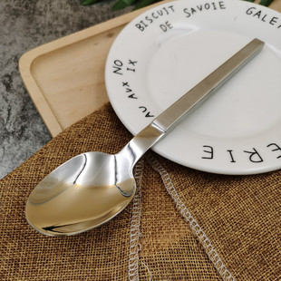 10不锈钢勺子 北欧轻奢 家用吃饭勺 316不锈钢主餐勺 叉勺套装