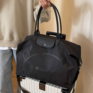 短途旅行包女大容量出差轻便手提待产收纳袋通勤运动健身男行李袋