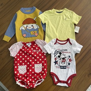 福袋80码 三件 婴幼儿长袖 包邮 T恤卫衣哈衣连衣裙杂款 短袖 宝宝童装
