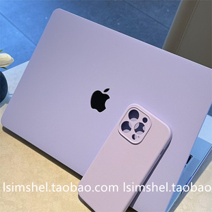 SHELL 适用于MacBook苹果笔记本Air13保护壳M1Pro14寸香芋紫pro16Max夏日清新个性 12寸ins风电脑壳 手机壳15