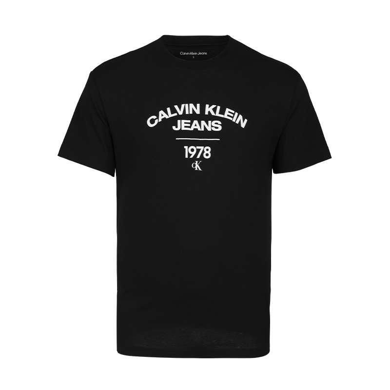 休闲短袖 Calvin 网球穿搭 简约百搭T恤夏季 Klein 半袖 凯文克莱男士