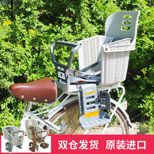自行车电动车儿童后座椅日本进口OGK安全婴儿后置小孩宝宝后置