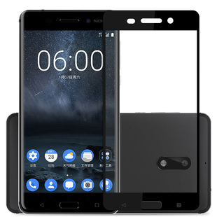 8全屏覆盖手机防爆膜保护膜 二代钢化玻璃膜Nokia 诺基亚6