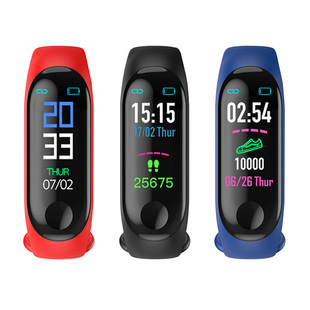 运动智能手环健康计步器心率血压防水息手表手机提醒适用于安卓IO