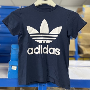 T恤gn8204 男女儿童大logo休闲运动短袖 Adidas阿迪达斯