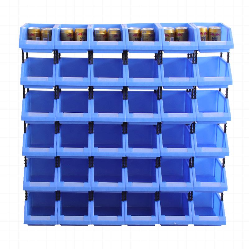 斜口物料盒螺丝盒塑料盒 加厚货架零件盒五金配件分类收纳盒组合式