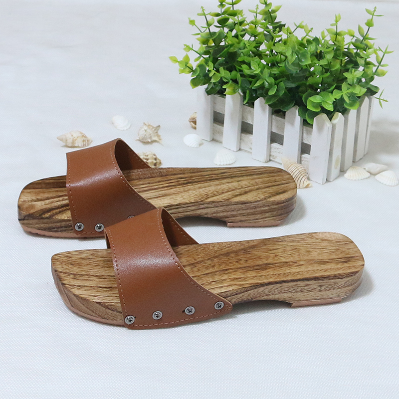低跟木拖鞋 夏季 日常居家人字木屐鞋 日式 包邮 木屐女