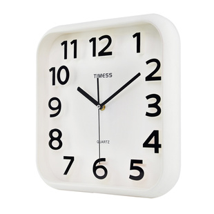 时钟创意石英钟电子挂墙简约现代挂表 TIMESS钟表挂钟客厅家用时尚
