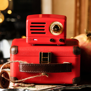 猫王小王子蓝牙音箱家用便携收音机小型复古发烧级HIFI桌面小音响