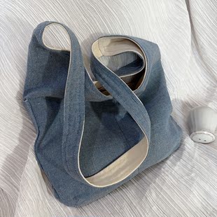 文艺棉麻布包手工 做旧复古帆布包休闲简约斜跨包大容量单肩包法式