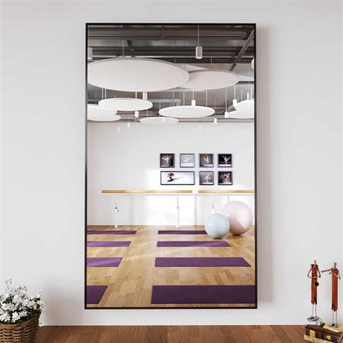 舞蹈镜挂墙落地镜可移动舞蹈专用镜子可定制家用瑜伽健身房全身镜