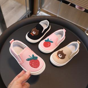 子跨境 布鞋 童鞋 宝宝幼儿园室内鞋 2024年春秋新款 回力儿童帆布鞋