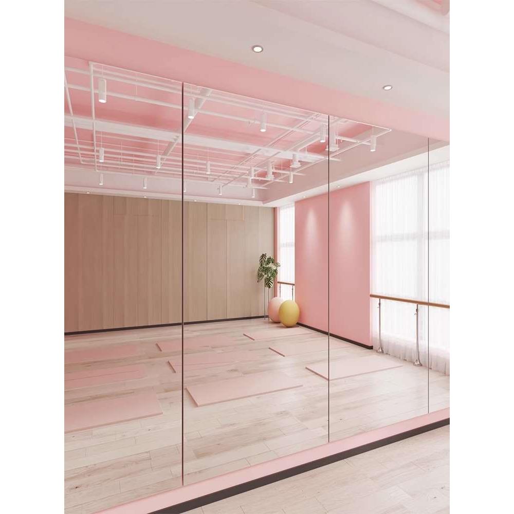 家用亚克力软镜子舞蹈室贴墙自粘全身镜高清健身跳舞练舞瑜伽镜子