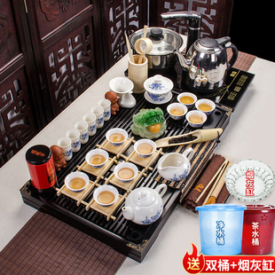 新春节不打烊茶具套装 2023新款 茶台办公室品 实木茶桌椅组合新中式