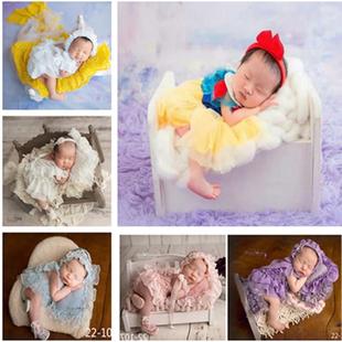 新生儿摄影服装 公主裙满月百天女宝宝婴儿套装 摄影拍照拍摄衣服装