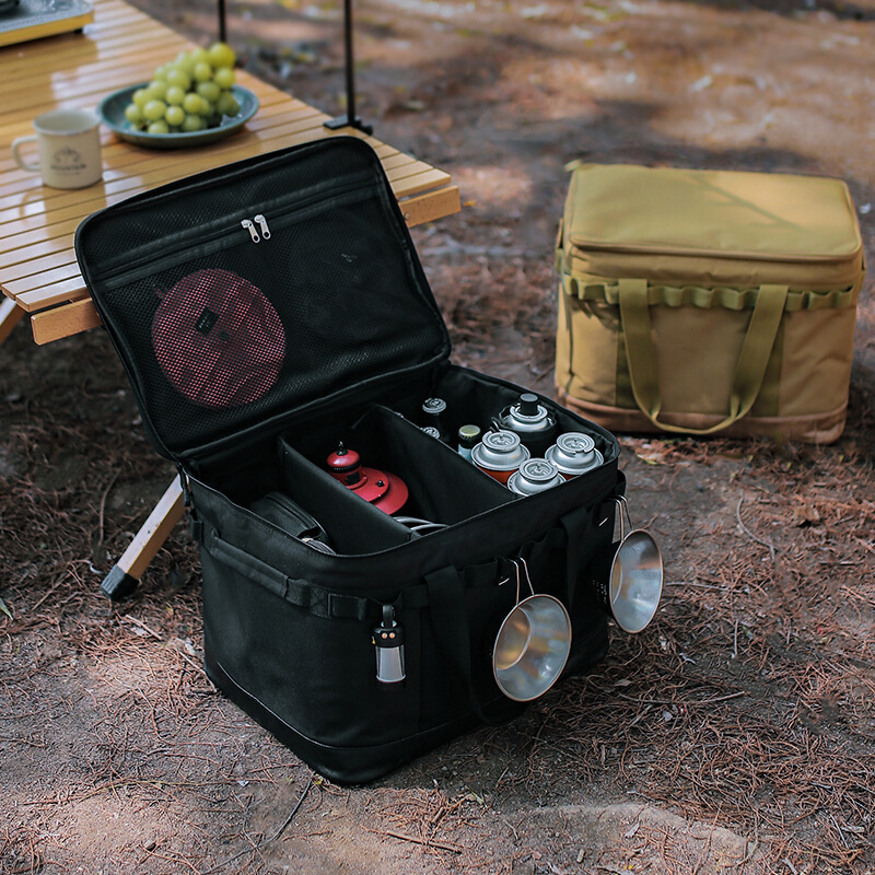 户外露营战术收纳包野餐杂物袋炊具炉具餐具工具包储物野营收纳箱
