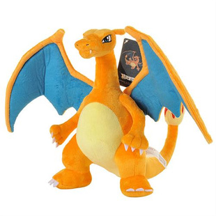 神奇宝贝喷火龙儿童毛绒玩具公仔生日礼物恐龙公仔抱枕玩偶
