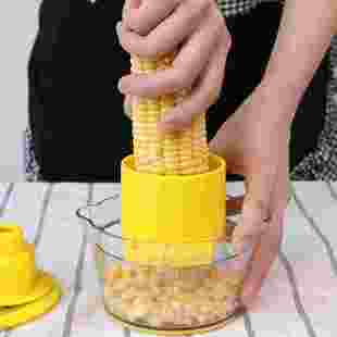 玉米脱粒机刮粒器不锈钢刨玉米刀厨房神器 多功能 剥玉米神器家用