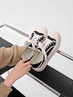 小白鞋 韩版 平板鞋 吉步饼干帆布鞋 厚底增高白色休闲鞋 女2023新款 子