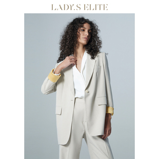 LadySElite蔡文静同款 西装 外套女休闲OL风2023通勤高级感西服套装