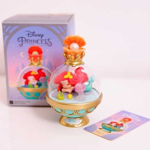 公主系列水晶球爱丽儿公主美人鱼摆件手办动漫明盒 迪士尼经典 正版