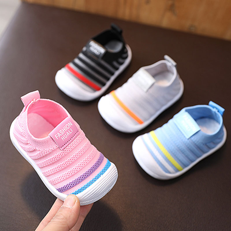 12个月新生儿鞋 子 婴儿鞋 1岁3软底学步鞋 夏款 透气6 男女宝宝网鞋